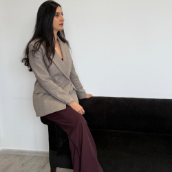 Veste Croisée en Tweed
